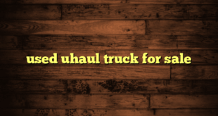 used uhaul truck for sale