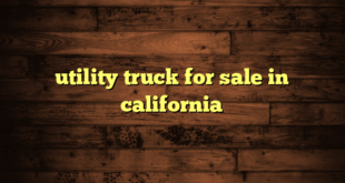 utility truck for sale in california