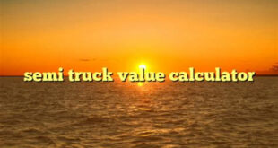 free commercial truck value estimator