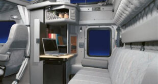 inside of semi truck