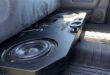 truck subwoofer and amp combo